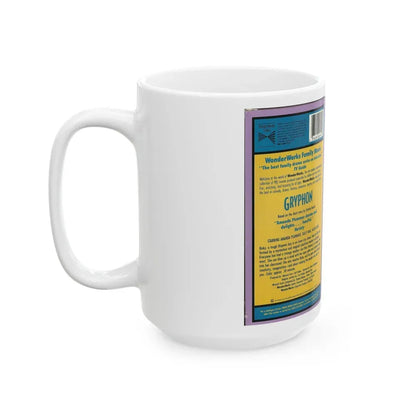 GRYPHON WONDERWORKS FAMILY MOVIE (VHS COVER) - White Coffee Mug - Go Mug Yourself