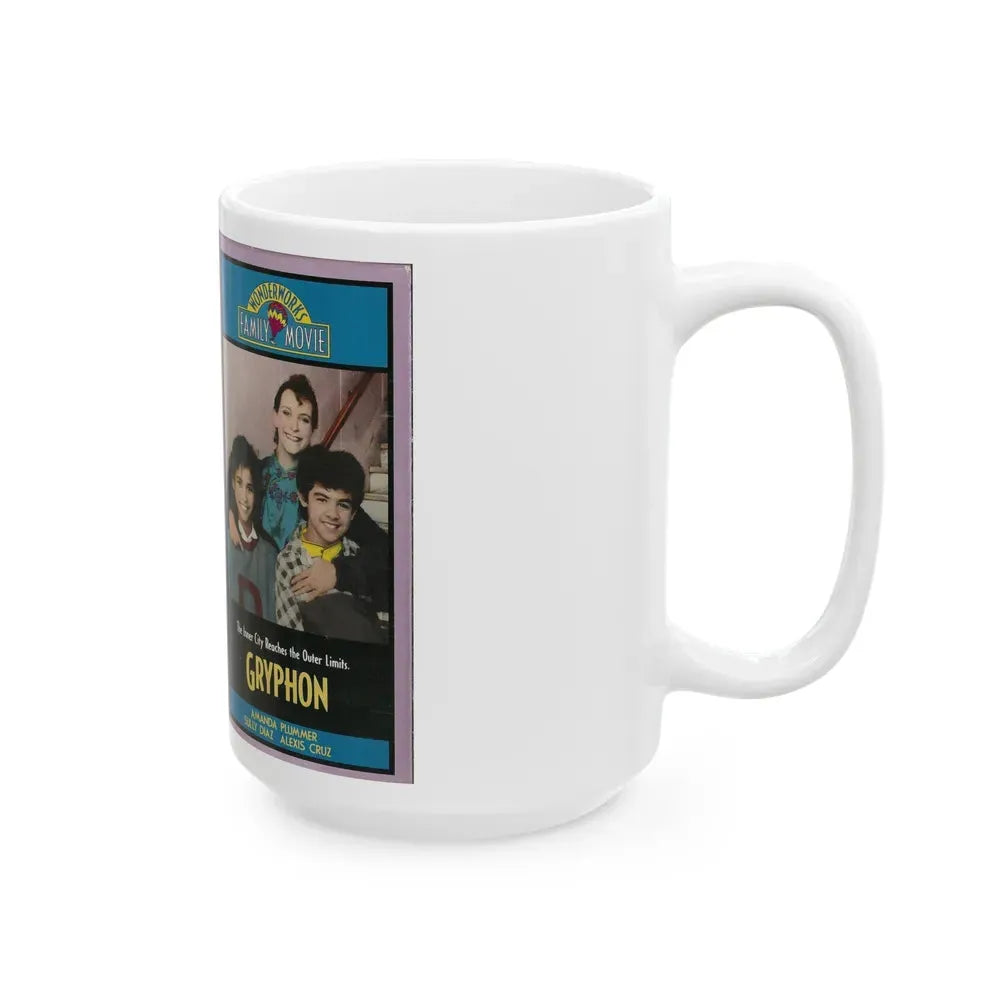 GRYPHON WONDERWORKS FAMILY MOVIE (VHS COVER) - White Coffee Mug - Go Mug Yourself
