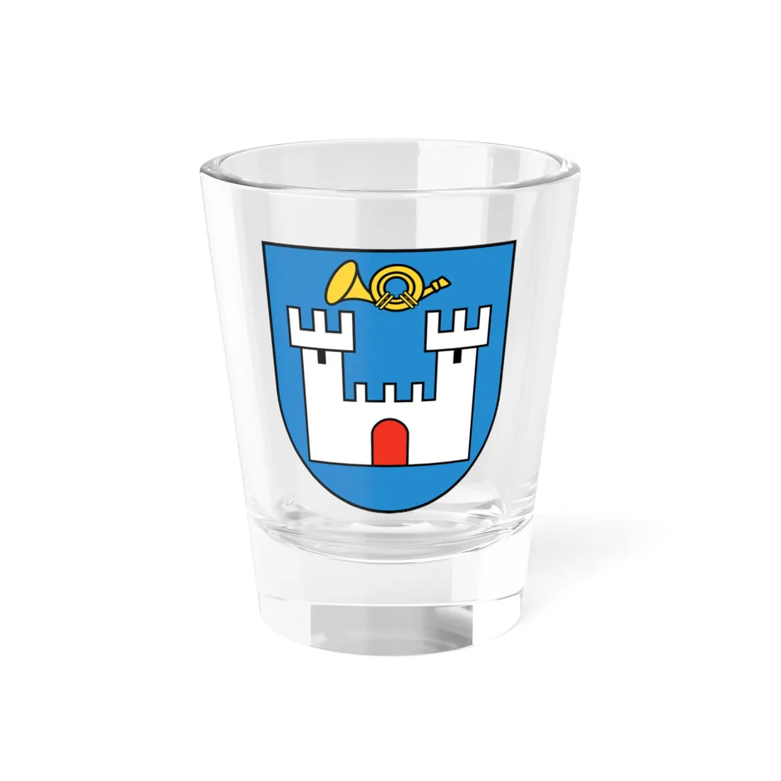 Göschenen-coat of arms (Switzerland) (Coat of Arms) Shot Glass 1.5oz 1.5oz - Go Mug Yourself