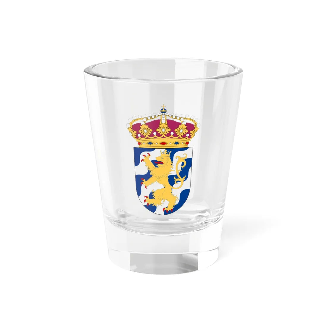 Göta hovrätt vapen (Sweden) (Coat of Arms) Shot Glass 1.5oz 1.5oz - Go Mug Yourself