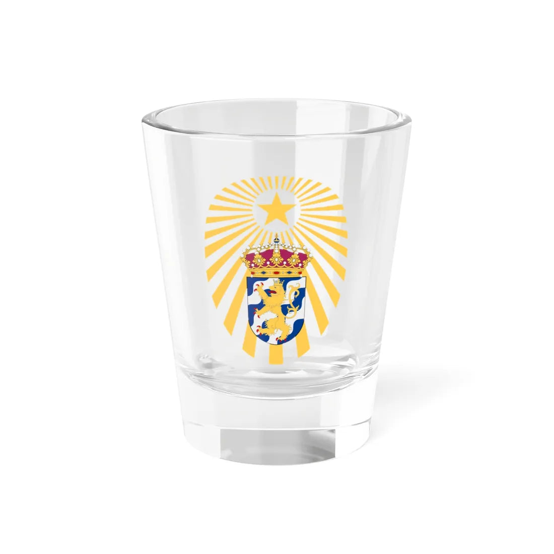 Göta ingenjörregemente vapen (Sweden) (Coat of Arms) Shot Glass 1.5oz 1.5oz - Go Mug Yourself