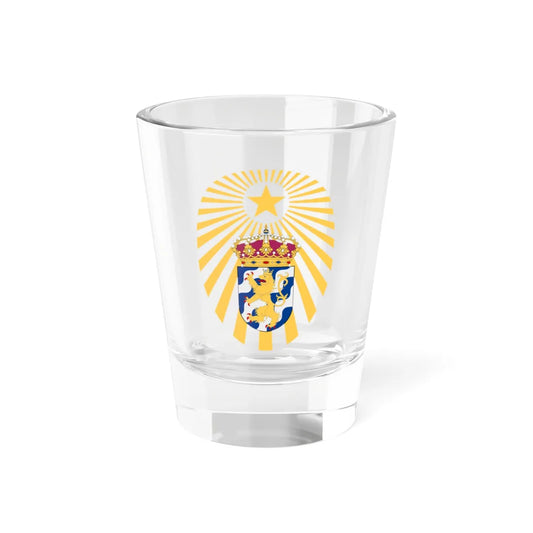 Göta ingenjörregemente vapen (Sweden) (Coat of Arms) Shot Glass 1.5oz 1.5oz - Go Mug Yourself
