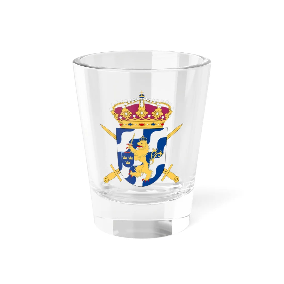 Göteborgsgruppen vapen (Sweden) (Coat of Arms) Shot Glass 1.5oz 1.5oz - Go Mug Yourself
