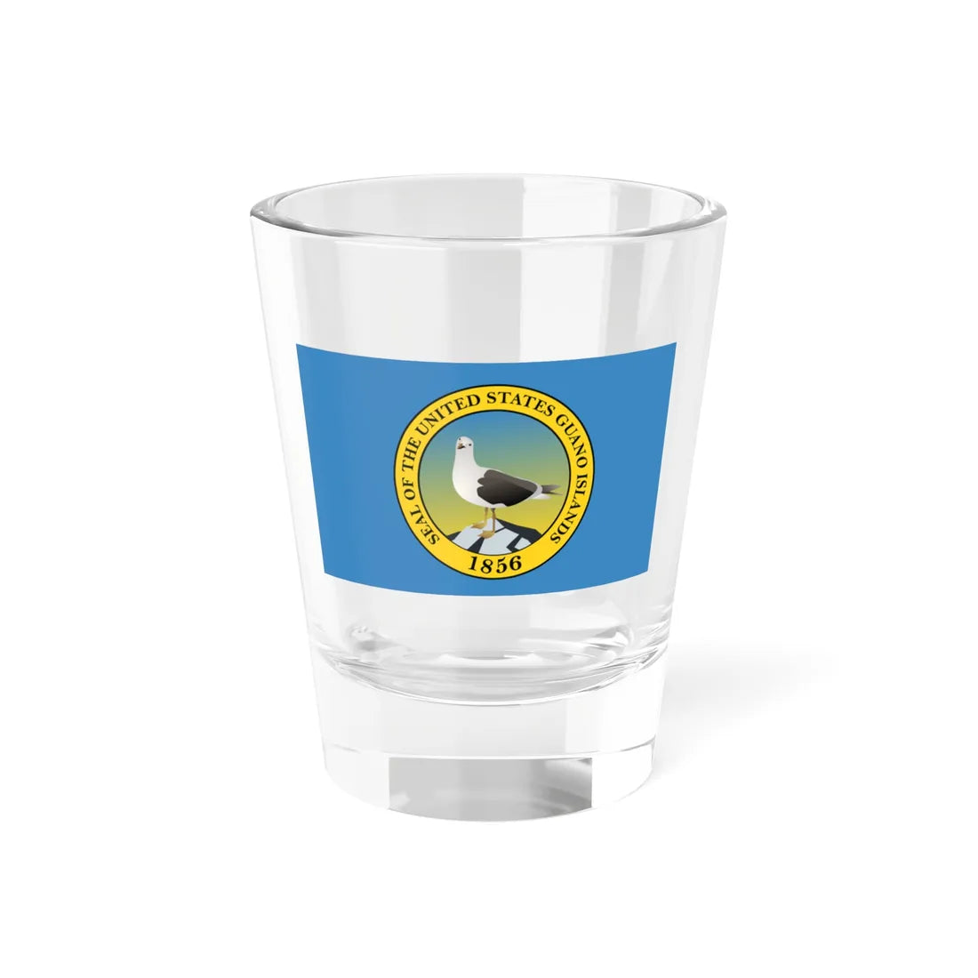 Guano Islands flag fictional (United States) Shot Glass 1.5oz 1.5oz - Go Mug Yourself