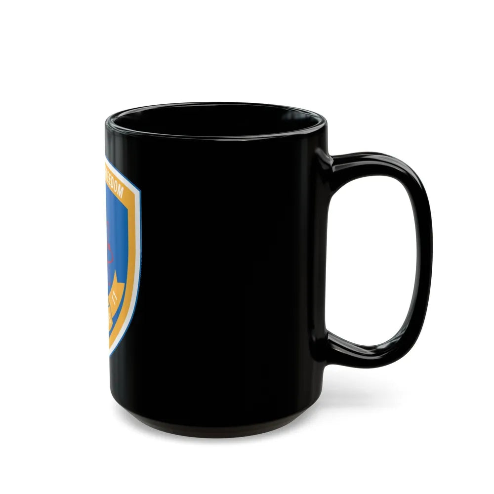 Guardian Of Freedom DDG Sellers 11 (U.S. Navy) Black Coffee Mug-Go Mug Yourself