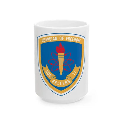 Guardian Of Freedom DDG Sellers 11 (U.S. Navy) White Coffee Mug 15oz - Go Mug Yourself