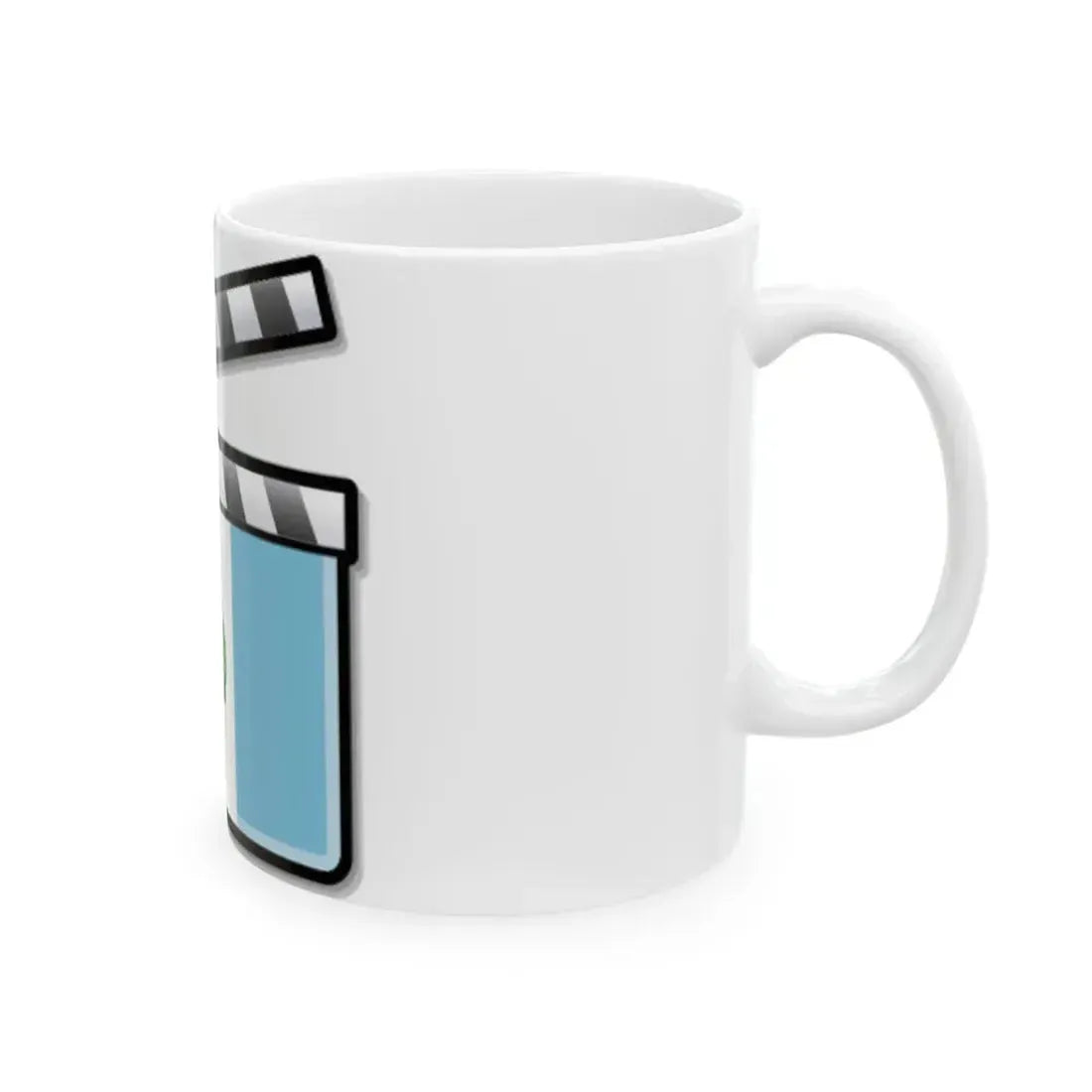 Guatemala film clapperboard (Guatemala) White Coffee Mug - Go Mug Yourself