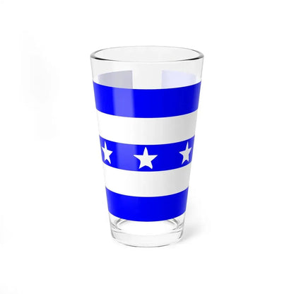 Guayas Flag (Ecuador) Pint Glass 16oz 16oz - Go Mug Yourself