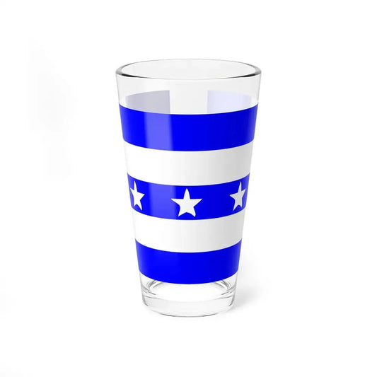 Guayas Flag (Ecuador) Pint Glass 16oz 16oz - Go Mug Yourself