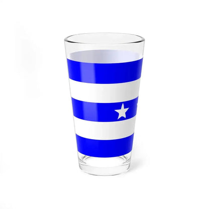 Guayas Flag (Ecuador) Pint Glass 16oz - Go Mug Yourself