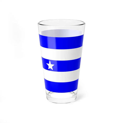Guayas Flag (Ecuador) Pint Glass 16oz - Go Mug Yourself