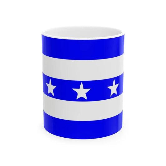 Guayas Flag (Ecuador) White Coffee Mug 11oz - Go Mug Yourself