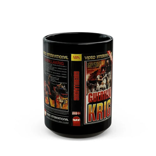 GUERILLA KRIG (VHS COVER) - Black Coffee Mug 15oz - Go Mug Yourself