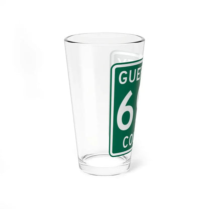 Guernsey County 690 OH (Ohio) (Road Sign) Pint Glass 16oz - Go Mug Yourself