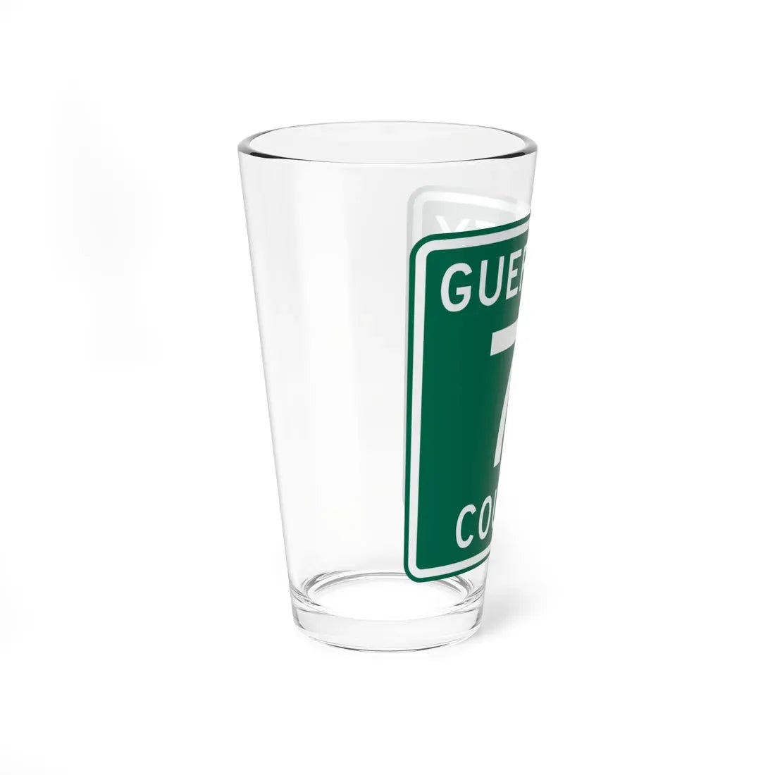 Guernsey County 71 OH (Ohio) (Road Sign) Pint Glass 16oz - Go Mug Yourself