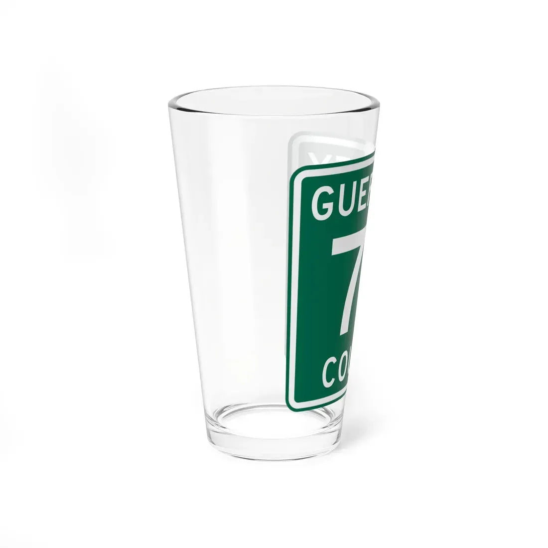 Guernsey County 73 OH (Ohio) (Road Sign) Pint Glass 16oz - Go Mug Yourself