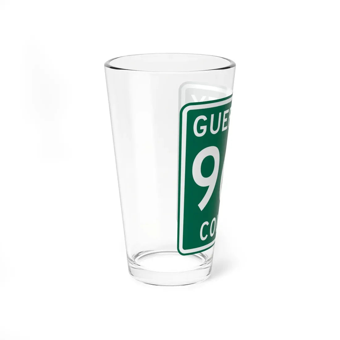 Guernsey County 967 OH (Ohio) (Road Sign) Pint Glass 16oz - Go Mug Yourself