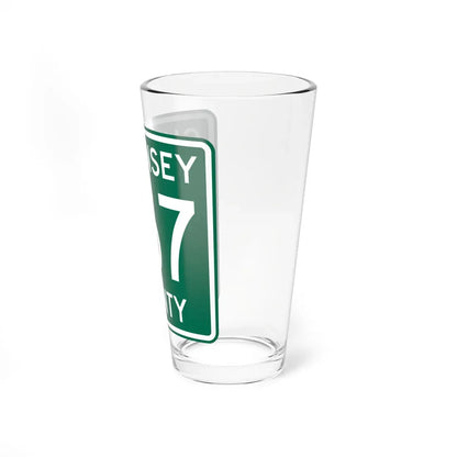 Guernsey County 967 OH (Ohio) (Road Sign) Pint Glass 16oz - Go Mug Yourself