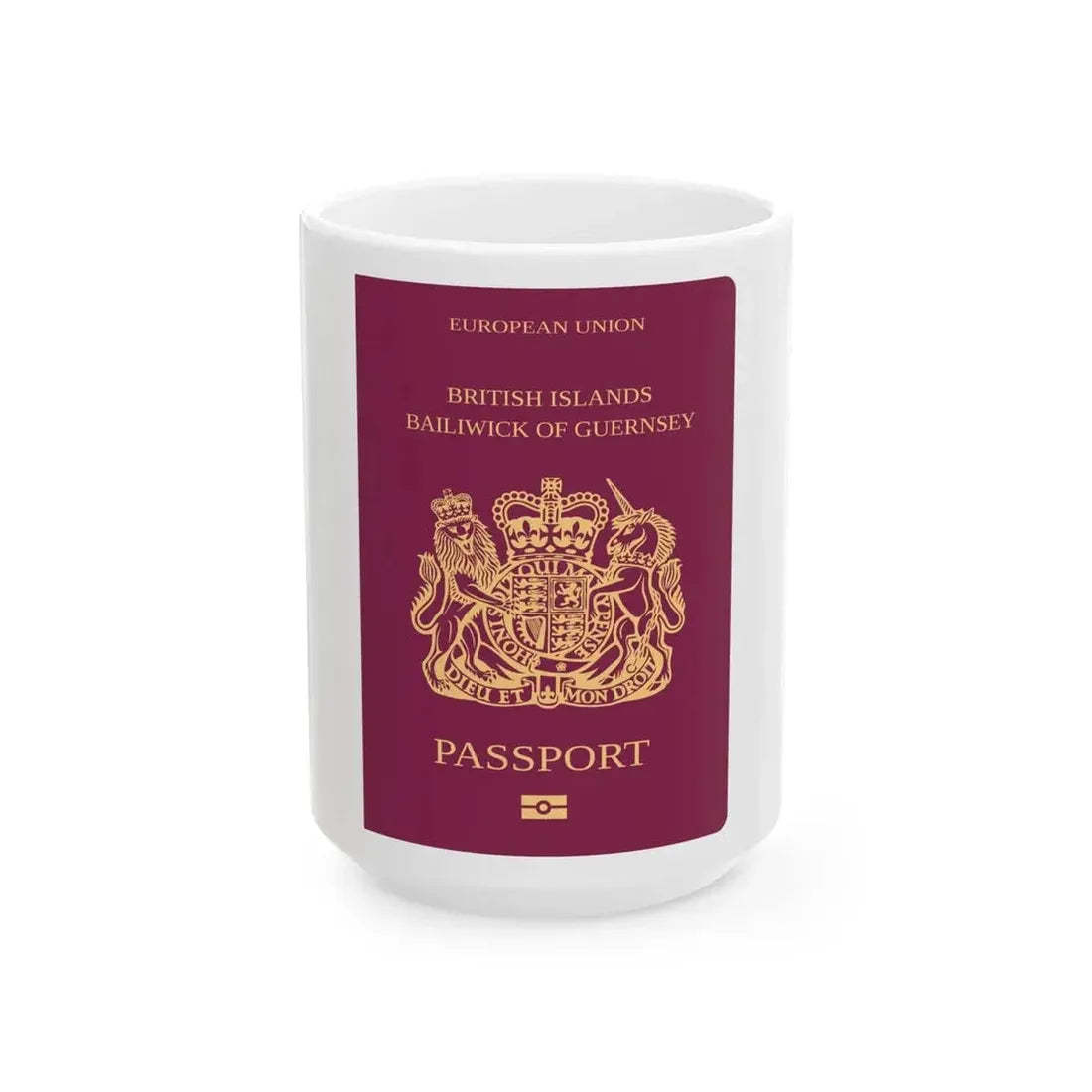 Guernsey Passport - White Coffee Mug 15oz - Go Mug Yourself