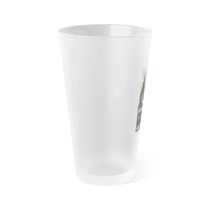 GUESS WHAT HAPPENED TO COUNT DRACULA 1971 Movie Poster - Frosted Pint Glass 16oz - Go Mug Yourself