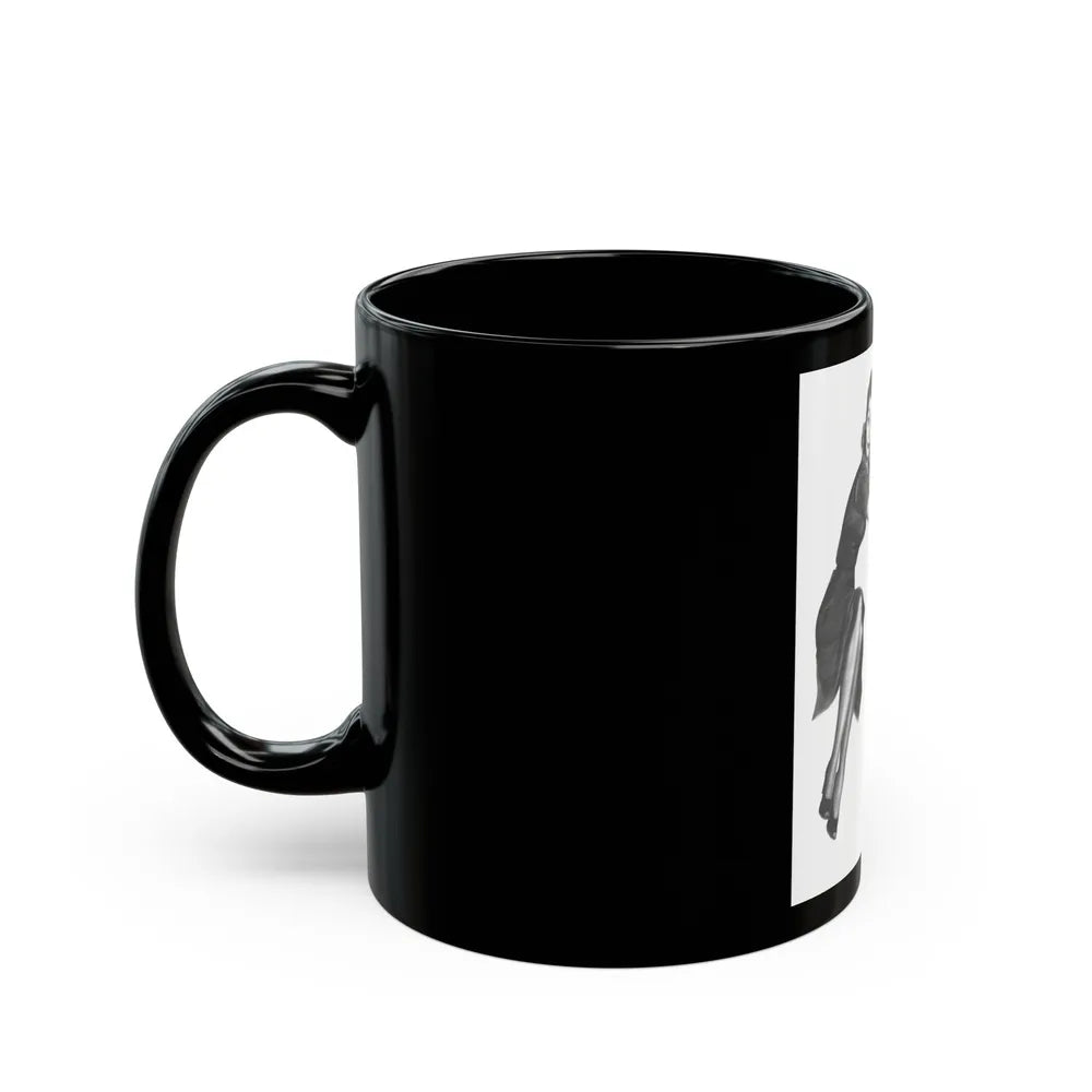 Guess who that was, Cannon Percale Sheets ad, 1944 - Black Coffee Mug-Go Mug Yourself