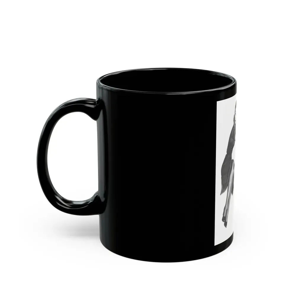 Guess who that was, Cannon Percale Sheets ad, 1944 - Black Coffee Mug - Go Mug Yourself