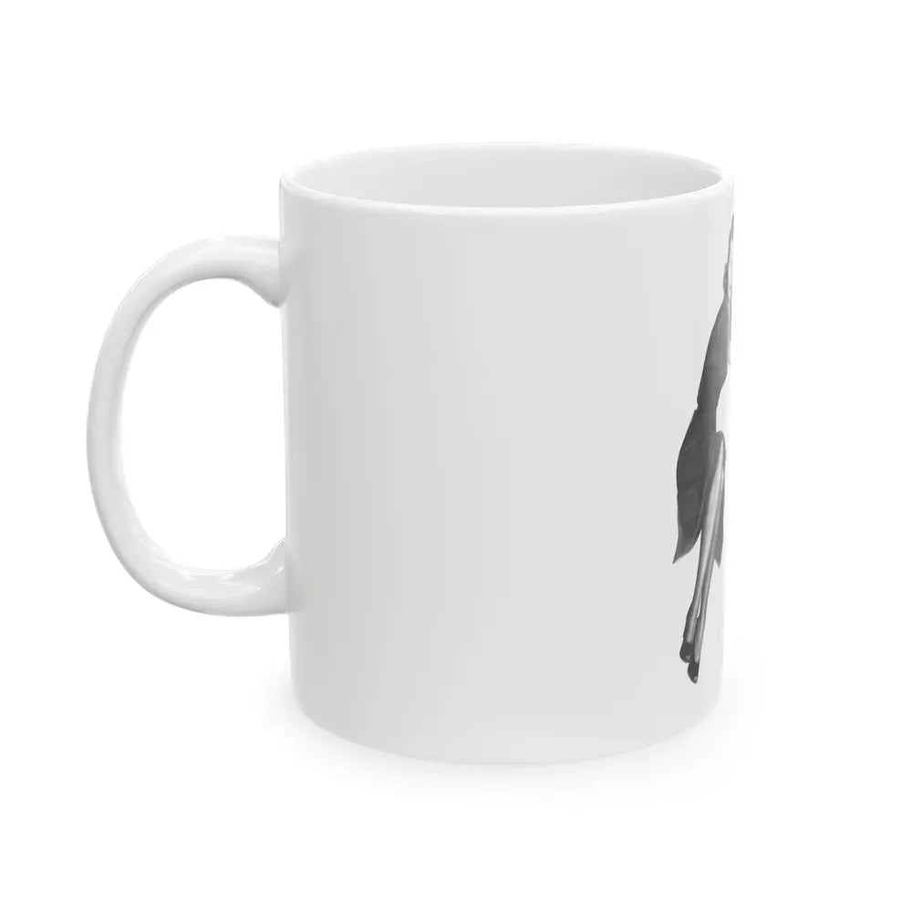 Guess who that was, Cannon Percale Sheets ad, 1944 - White Coffee Mug - Go Mug Yourself
