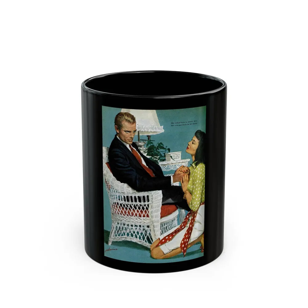 Guest of Honor, Good Housekeeping, October 1947 - Black Coffee Mug-11oz-Go Mug Yourself