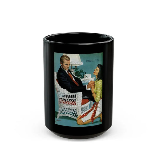 Guest of Honor, Good Housekeeping, October 1947 - Black Coffee Mug 15oz - Go Mug Yourself
