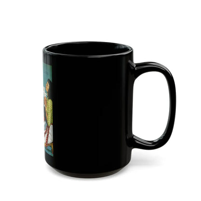 Guest of Honor, Good Housekeeping, October 1947 - Black Coffee Mug-Go Mug Yourself