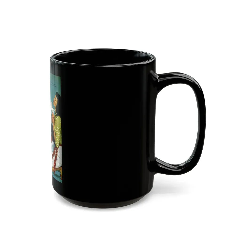 Guest of Honor, Good Housekeeping, October 1947 - Black Coffee Mug - Go Mug Yourself