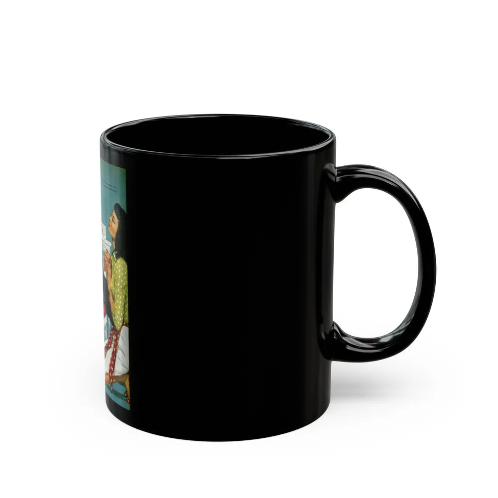 Guest of Honor, Good Housekeeping, October 1947 - Black Coffee Mug-Go Mug Yourself