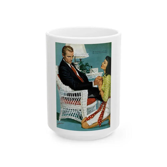 Guest of Honor, Good Housekeeping, October 1947 - White Coffee Mug 15oz - Go Mug Yourself