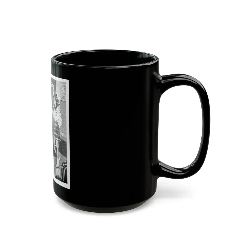 Guest of Honor, The American Girl, December 1938 - Black Coffee Mug - Go Mug Yourself
