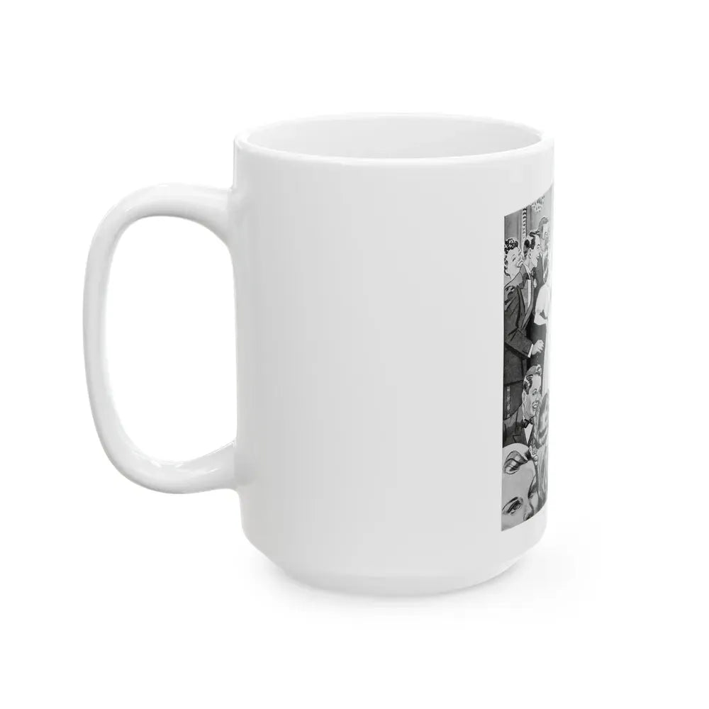 Guest of Honor, The American Girl, December 1938 - White Coffee Mug - Go Mug Yourself