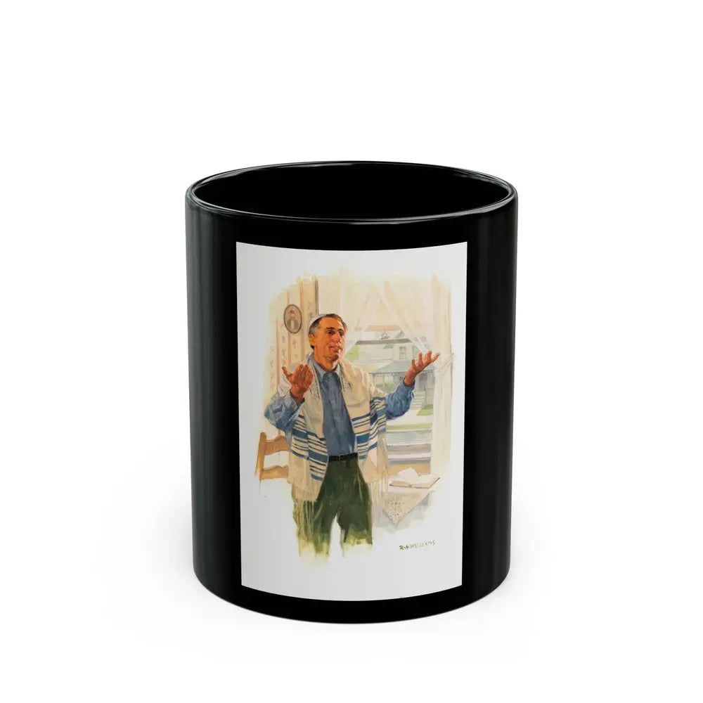 Guideposts Magazine Interior (Guideposts Associates,1994) - Black Coffee Mug 11oz - Go Mug Yourself