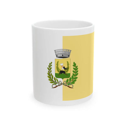 Guidizzolo-Bandiera (Italy) White Coffee Mug 11oz - Go Mug Yourself