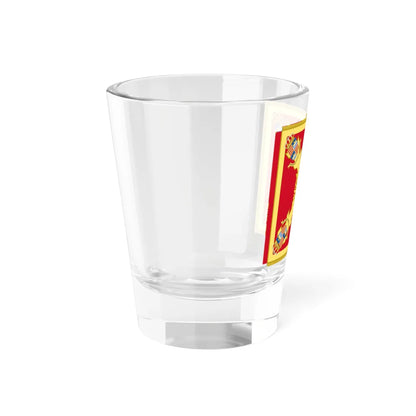 Guidon of Balearic Islands General Command (Spain) Shot Glass 1.5oz - Go Mug Yourself