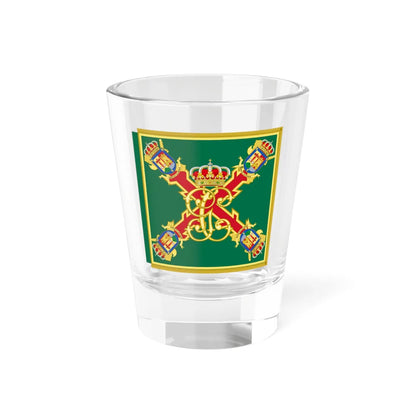 Guidon of the 10th Zone of the Guardia Civil - La Rioja (Spain) Shot Glass 1.5oz 1.5oz - Go Mug Yourself