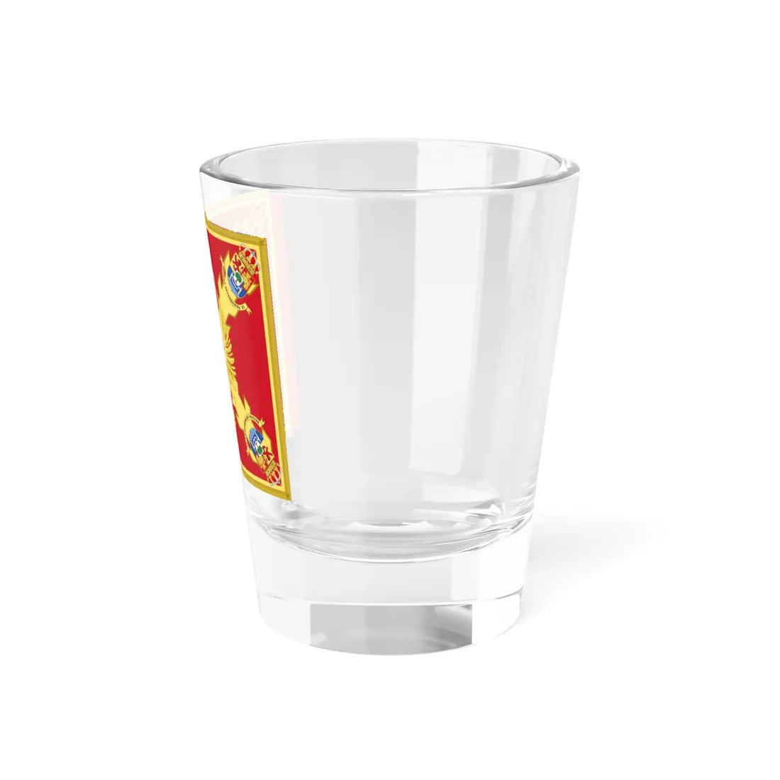 Guidon of the 11th Brigade Extremadura (Spain) Shot Glass 1.5oz - Go Mug Yourself