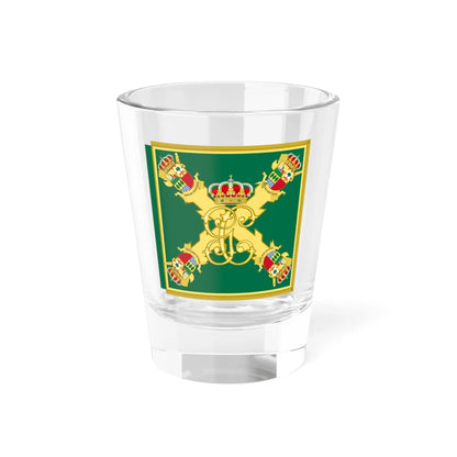 Guidon of the 11th Zone of the Guardia Civil - Basque Country (Spain) Shot Glass 1.5oz 1.5oz - Go Mug Yourself