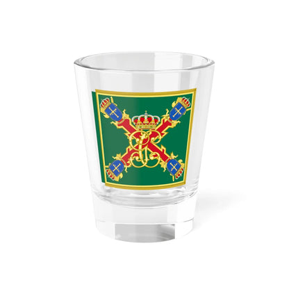 Guidon of the 14th Zone of the Guardia Civil - Asturias (Spain) Shot Glass 1.5oz 1.5oz - Go Mug Yourself
