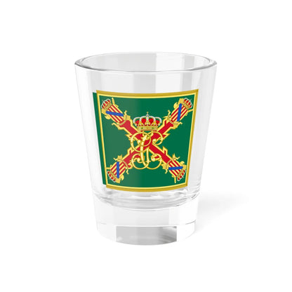 Guidon of the 17th Zone of the Guardia Civil - Baleraric Islands (Spain) Shot Glass 1.5oz 1.5oz - Go Mug Yourself