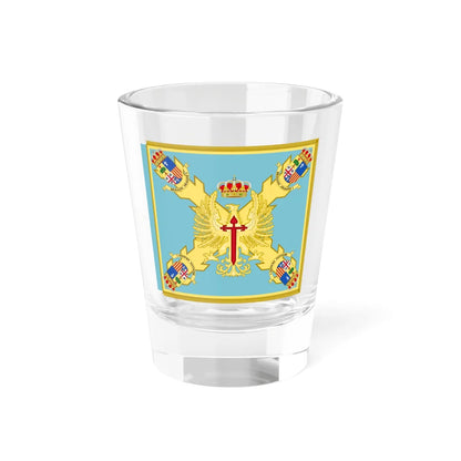 Guidon of the 1st Brigate Aragon (Spain) Shot Glass 1.5oz 1.5oz - Go Mug Yourself