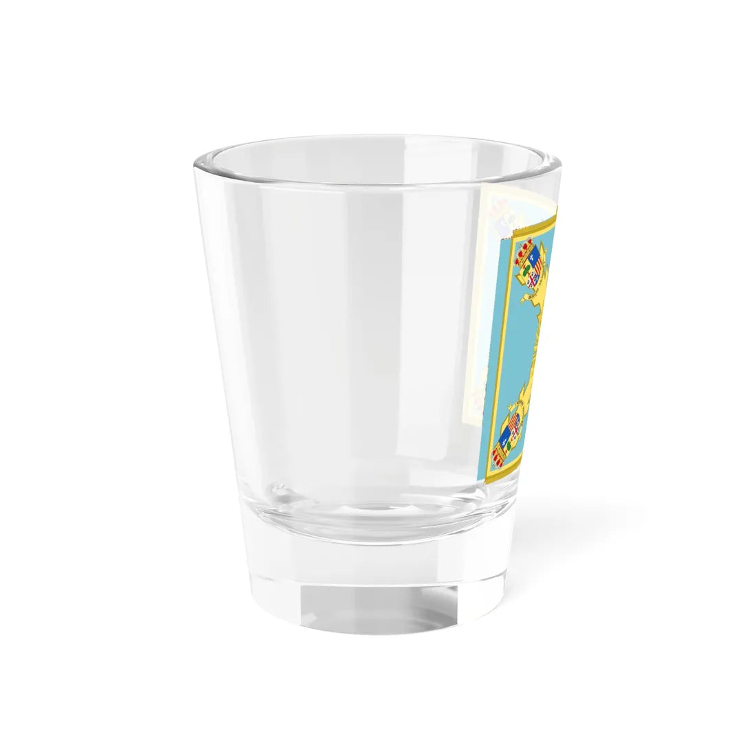 Guidon of the 1st Brigate Aragon (Spain) Shot Glass 1.5oz - Go Mug Yourself