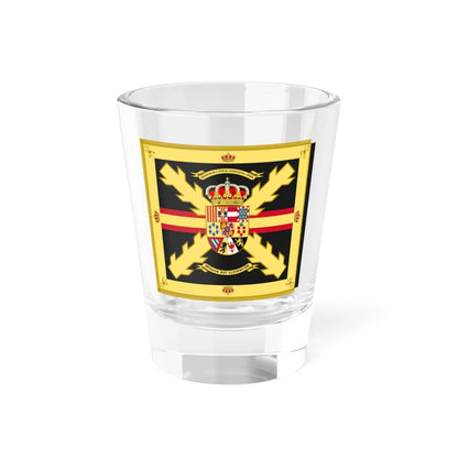 Guidon of the 2nd Spanish Legion Brigade King Alfonso XIII Reverse (Spain) Shot Glass 1.5oz 1.5oz - Go Mug Yourself