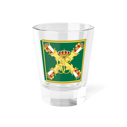 Guidon of the 2nd Zone of the Guardia Civil - CastileLa Mancha (Spain) Shot Glass 1.5oz 1.5oz - Go Mug Yourself