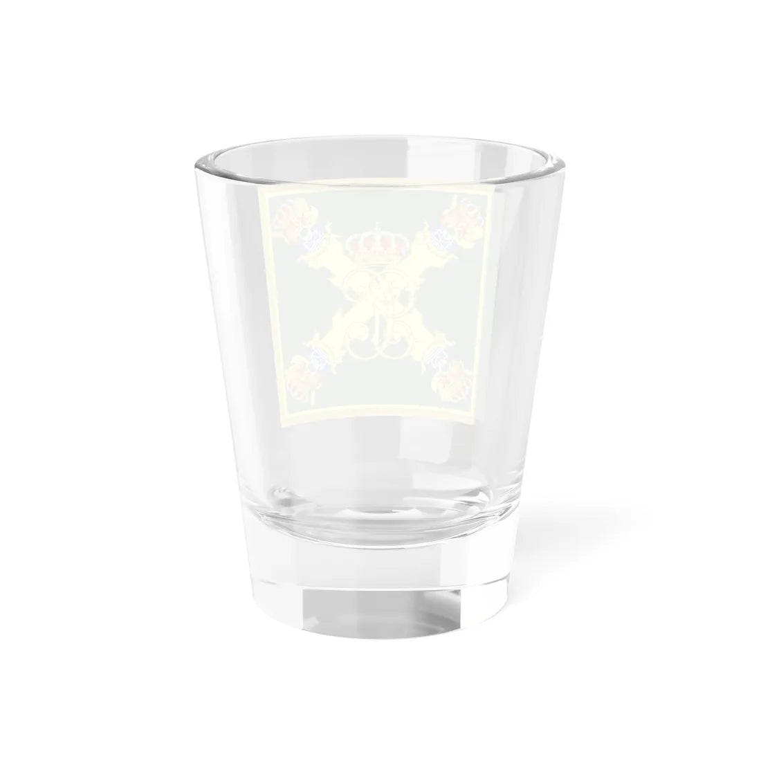 Guidon of the 3rd Zone of the Guardia Civil - Extremadura (Spain) Shot Glass 1.5oz - Go Mug Yourself