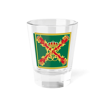 Guidon of the 5th Zone of the Guardia Civil - Murcia Region (Spain) Shot Glass 1.5oz 1.5oz - Go Mug Yourself