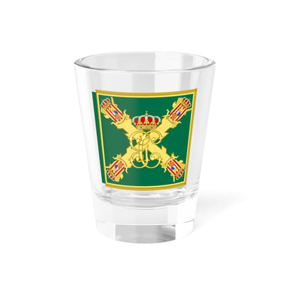 Guidon of the 6th Zone of the Guardia Civil - Valencian Community (Spain) Shot Glass 1.5oz 1.5oz - Go Mug Yourself